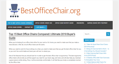 Desktop Screenshot of bestofficechair.org