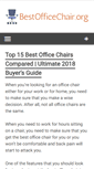 Mobile Screenshot of bestofficechair.org